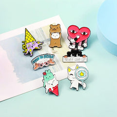 Cute Cartoon Brooch Pin
