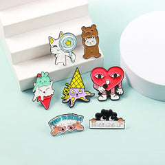 Cute Cartoon Brooch Pin