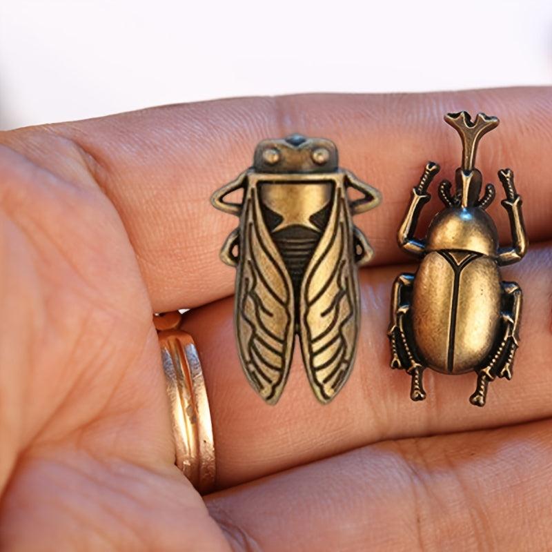 Insect Flower Brooch Retro Collar Pin Men's Business Suit Pin