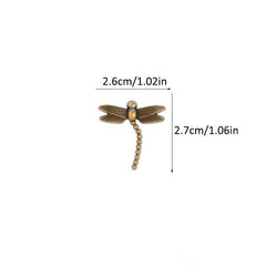 Insect Flower Brooch Retro Collar Pin Men's Business Suit Pin
