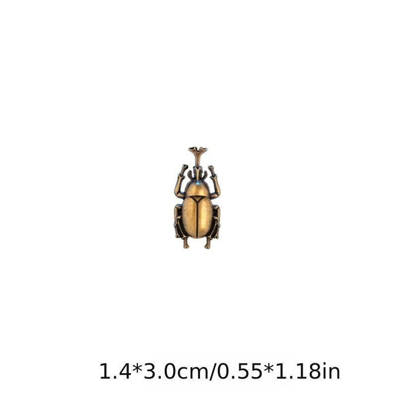 Insect Flower Brooch Retro Collar Pin Men's Business Suit Pin