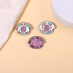 Men's Organ Brain Brooch Pin