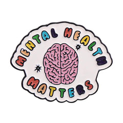 Men's Organ Brain Brooch Pin