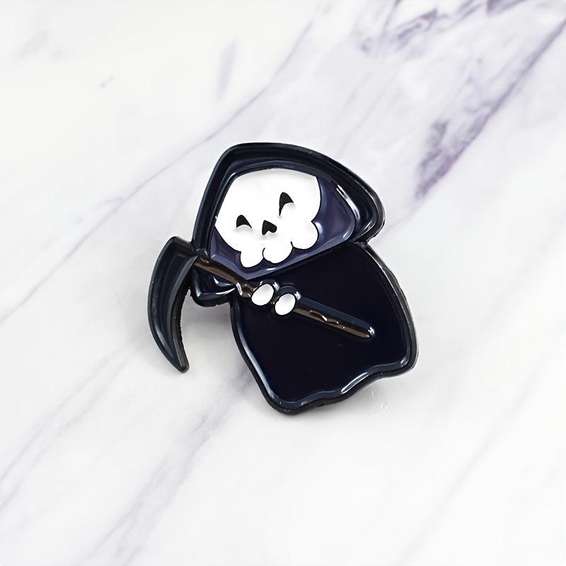 Ghost & Funny Chest Pin Brooch
