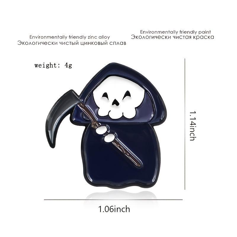 Ghost & Funny Chest Pin Brooch