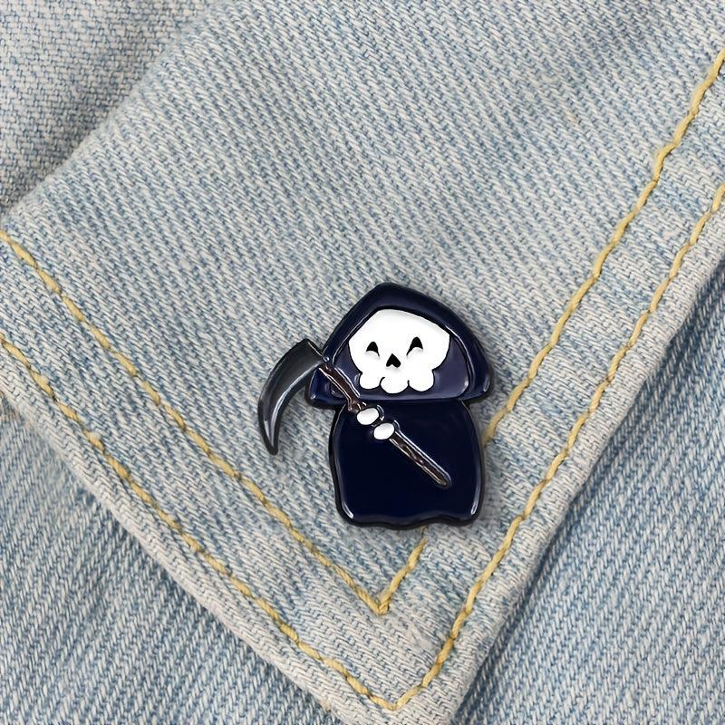 Ghost & Funny Chest Pin Brooch