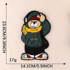 Creative Bear Embroidery DIY Patch for Clothes Backpack Hat