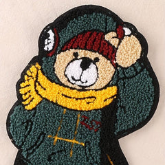 Creative Bear Embroidery DIY Patch for Clothes Backpack Hat
