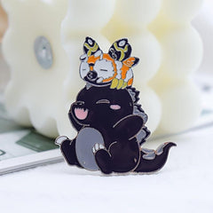 Little Monster Moth Friendship Pin Collar Pin