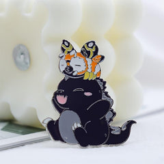 Little Monster Moth Friendship Pin Collar Pin