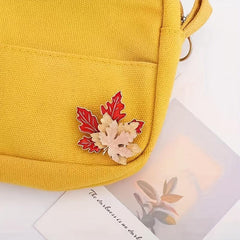 Retro Maple Leaf Shape Ornament for Men