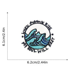 10pcs Cartoon Iron On Patches Embroidered Applique Repair Patch DIY Crafts
