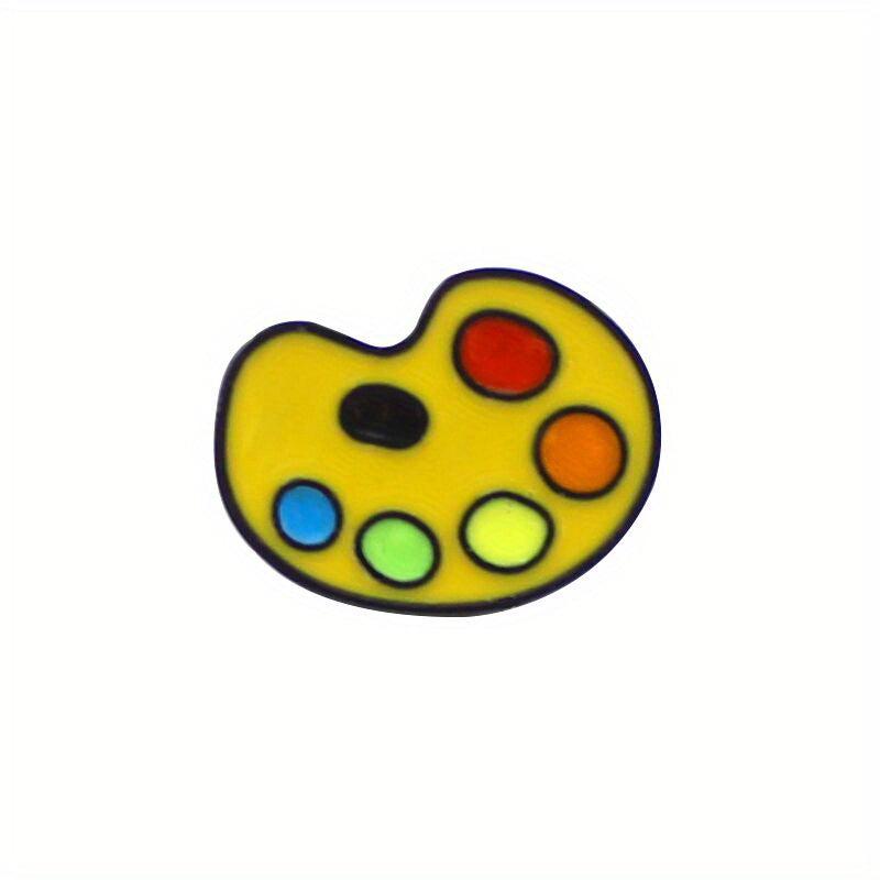 Palette Pigment Brush Paint Pen Painter Brooch Gift