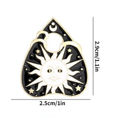 Skull Wizard Cat Brooch For Men Pins
