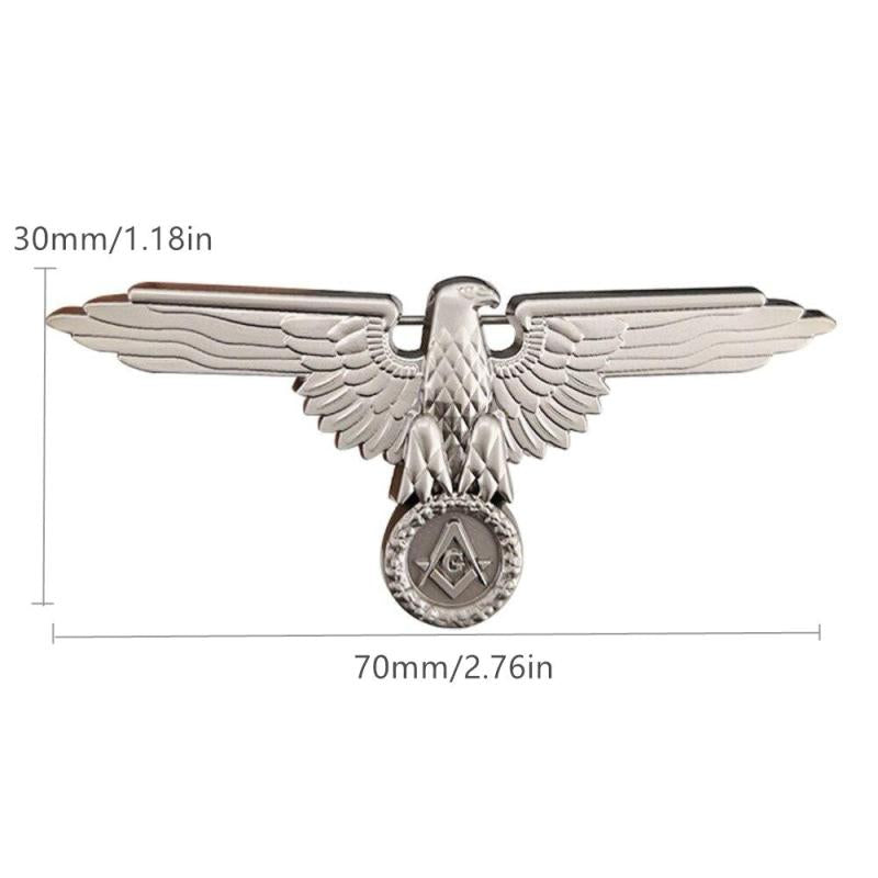 Retro Eagle Badge Collar Pin for Men