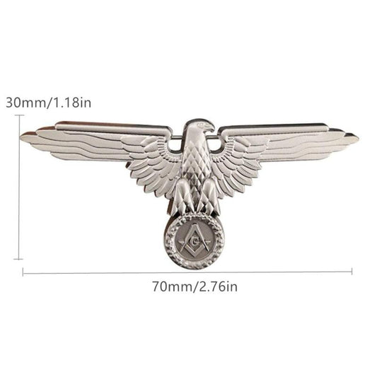 Retro Eagle Badge Collar Pin for Men