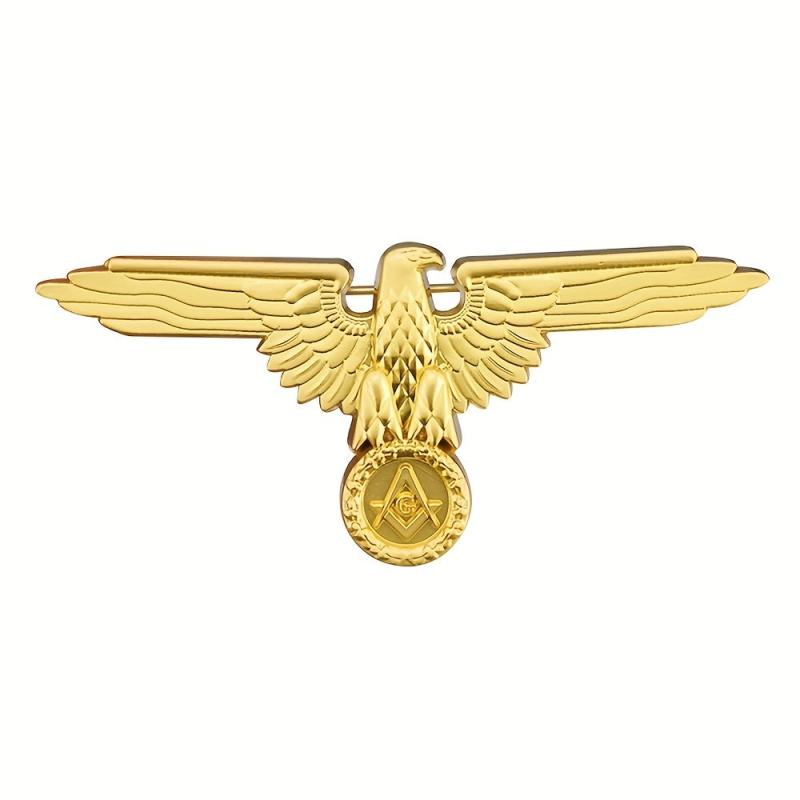 Retro Eagle Badge Collar Pin for Men