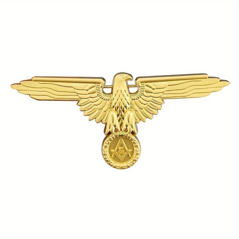 Retro Eagle Badge Collar Pin for Men