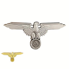 Retro Eagle Badge Collar Pin for Men