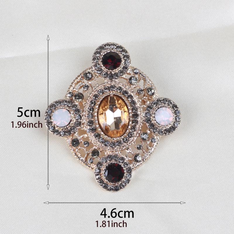 Locke Court Brooch Micro Inlaid Diamonds Pearl Flowers Brooch