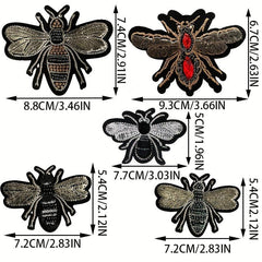 Fly Insect Iron on Embroidery DIY Crafts