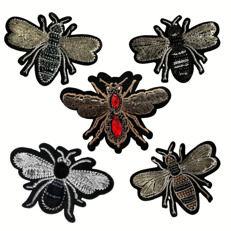 Fly Insect Iron on Embroidery DIY Crafts