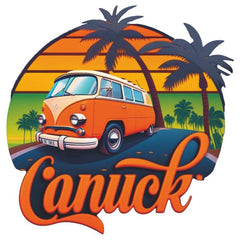 Canuck Van Retro Decals Heat Transfer Patches Stickers