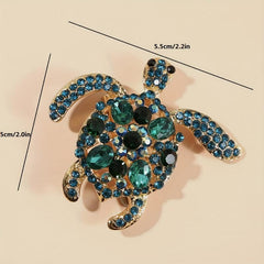 Zinc Alloy Turtle Brooch Men's Clothing Accessory