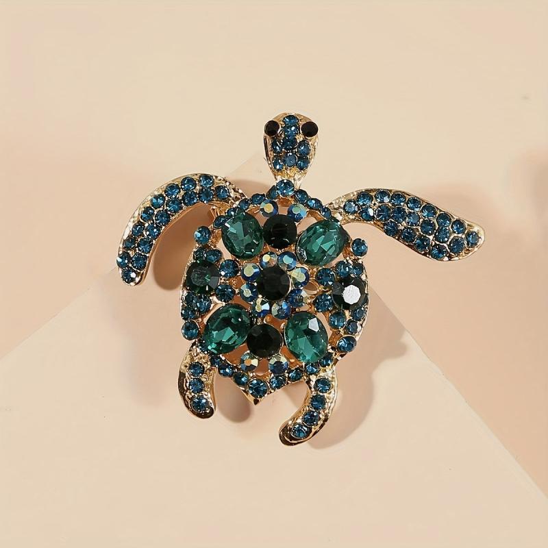 Zinc Alloy Turtle Brooch Men's Clothing Accessory