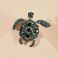Zinc Alloy Turtle Brooch Men's Clothing Accessory