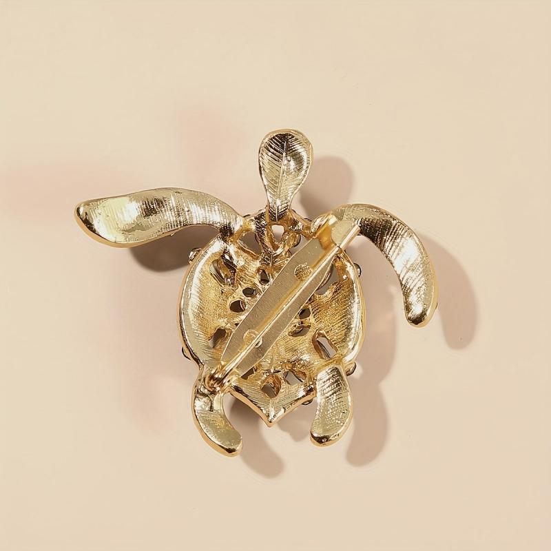 Zinc Alloy Turtle Brooch Men's Clothing Accessory