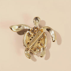 Zinc Alloy Turtle Brooch Men's Clothing Accessory