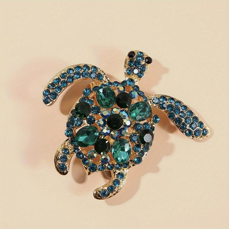 Zinc Alloy Turtle Brooch Men's Clothing Accessory
