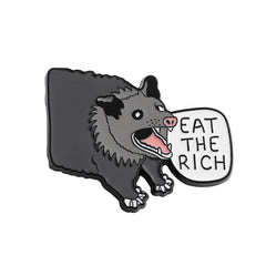 Wild Boar Alloy Brooch Backpack Accessory