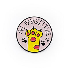 Round Cat And Dog Paw Brooch, 6 Styles