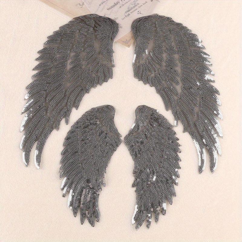 4pcs Wings Embroidery DIY Patch Decorative Accessories for Clothes Backpack Hat