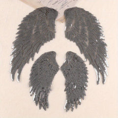 4pcs Wings Embroidery DIY Patch Decorative Accessories for Clothes Backpack Hat