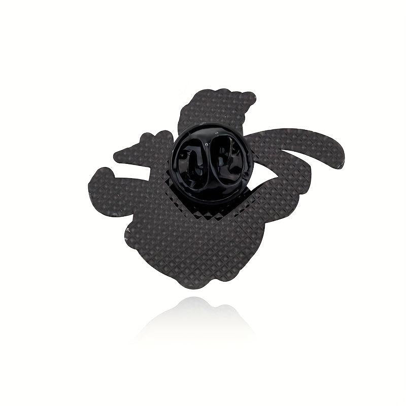 Alloy Brooch For Men Fox Boy Overlooking Distance Pin