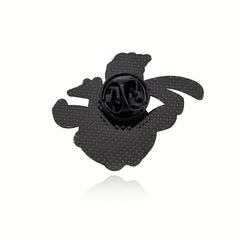 Alloy Brooch For Men Fox Boy Overlooking Distance Pin