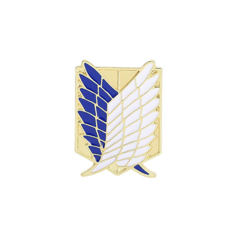Wing Alloy Brooch Jackets Hats Scarves Pins