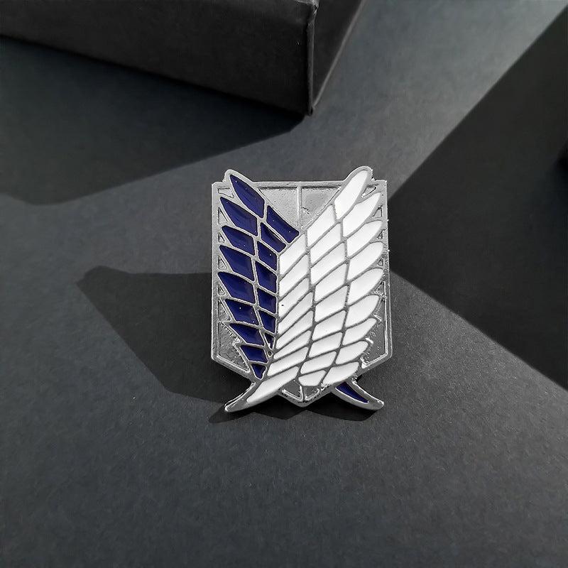 Wing Alloy Brooch Jackets Hats Scarves Pins
