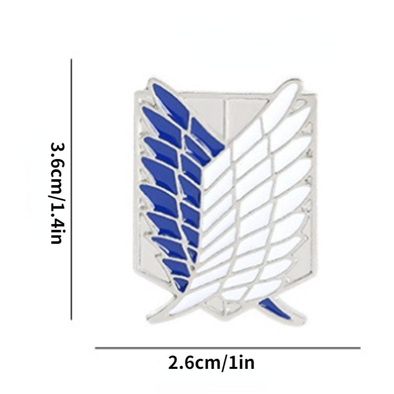 Wing Alloy Brooch Jackets Hats Scarves Pins