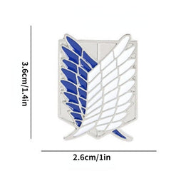 Wing Alloy Brooch Jackets Hats Scarves Pins