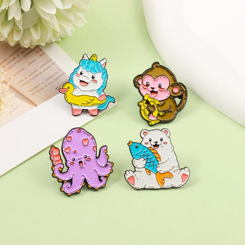 Animal Series Brooch Pin Christmas