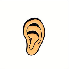 Cartoon Bearded Head Ear Ornaments Brooch