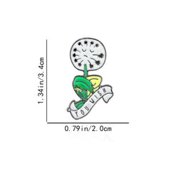 You Wish Dandelion Brooch