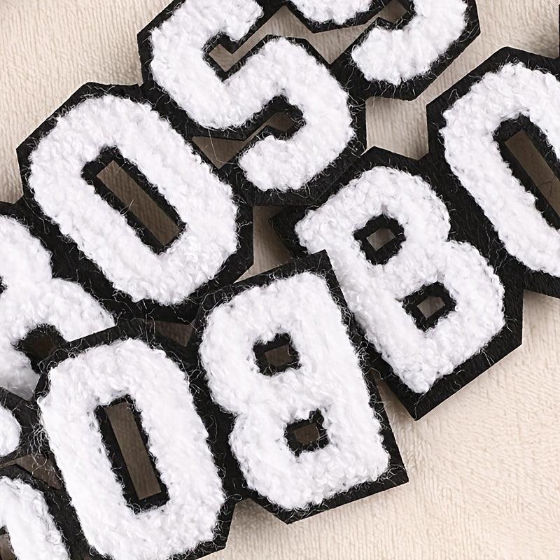 3pcs Letter Towels Embroidered Badges DIY Cloth Patches for Men