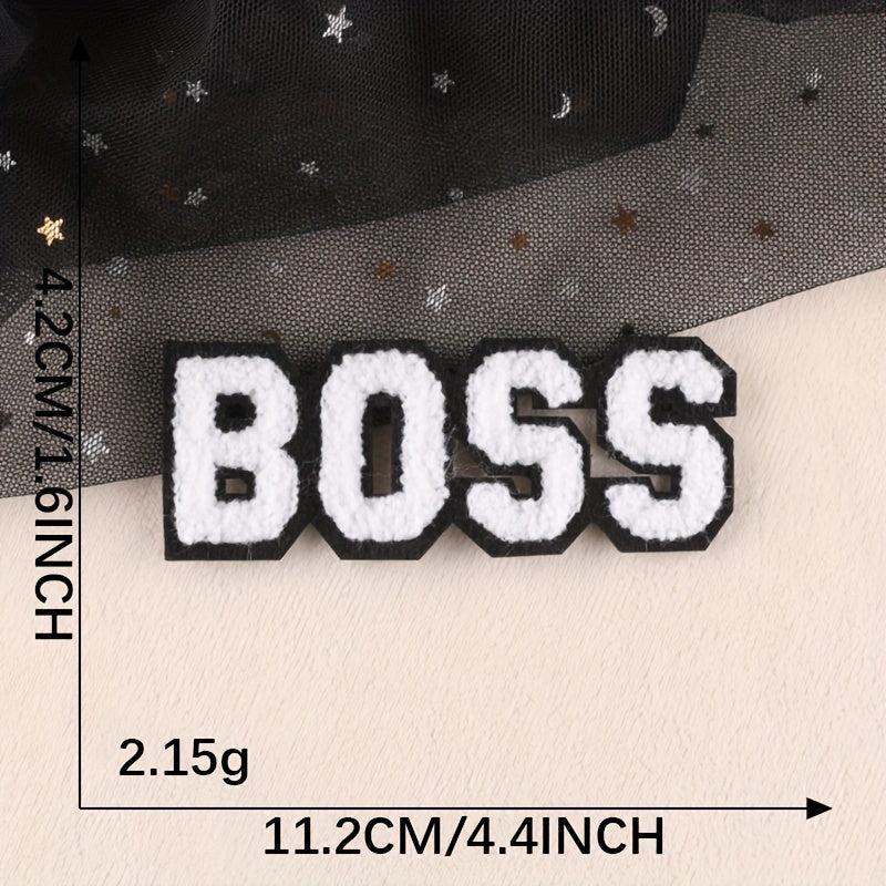 3pcs Letter Towels Embroidered Badges DIY Cloth Patches for Men