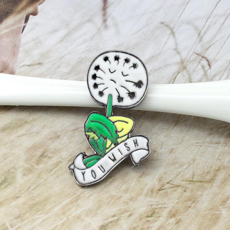 Dandelion Brooch - Nature-inspired Jewelry Accessory