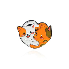 Animal Cat Corgi Raccoon Brooch